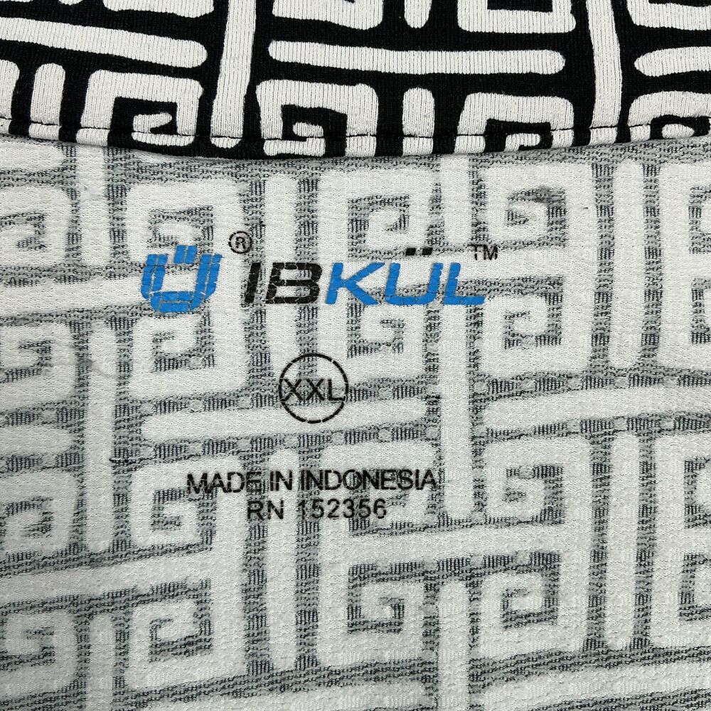 IBKUL Sun Protective Top XXL Ethnic Print 1/4 Zip Long Sleeve UPF 50 Mesh Vents - Picture 10 of 12